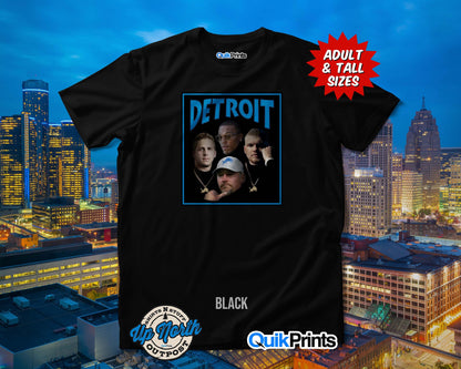 Detroitz Most Wanted - Custom Made Adult & BigTall T-Shirts