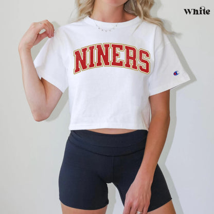 San Francisco Football Crop Top - Vintage Game Day Retro Shirt Outfit