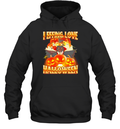 I Effing Love Halloween Cat Dracula T-Shirt