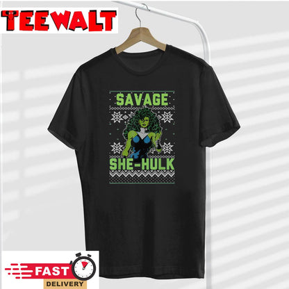 She Hulk Savage Ugly Christmas Sweater Unisex T-Shirt