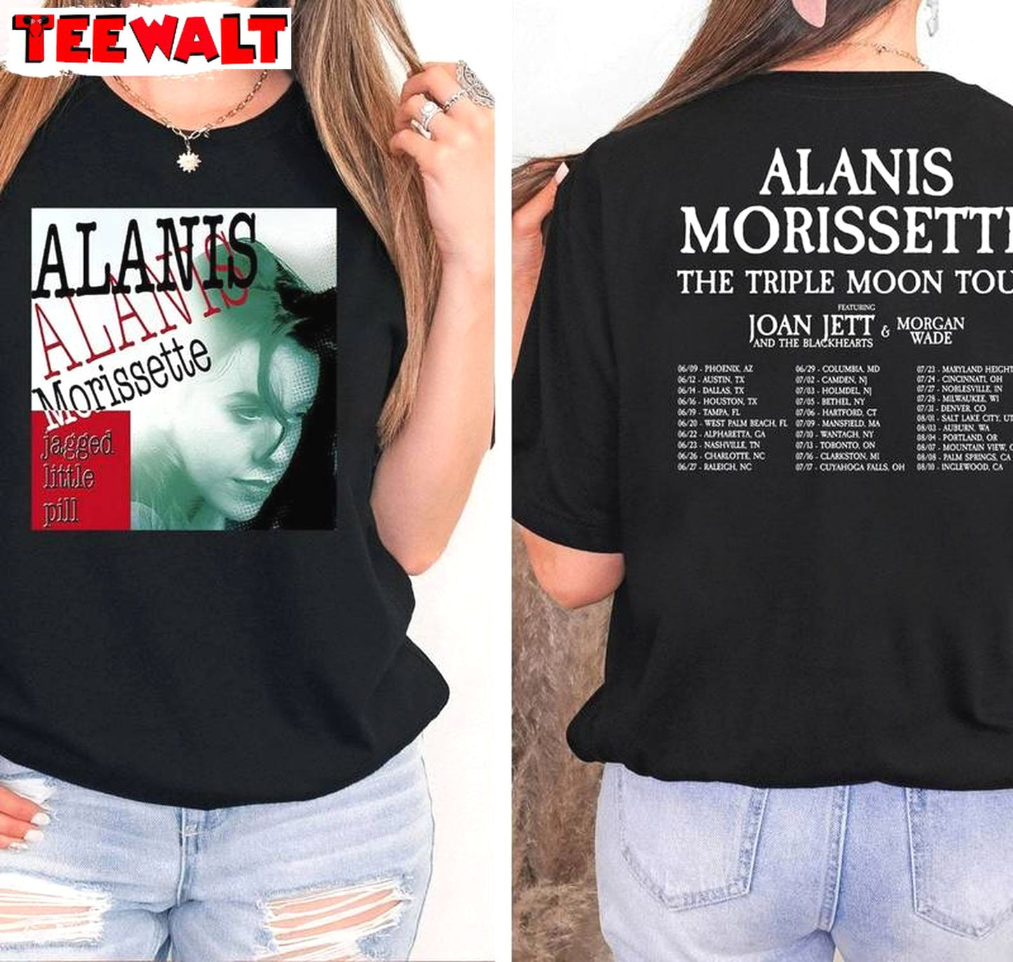 Modern Alanis Morissette Shirt, New Rare Short Sleeve Crewneck Gift For Fan