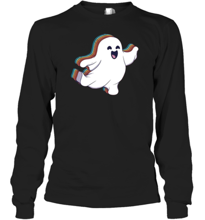 Cute Mischievous Ghost Teacher T-Shirt - Style 2