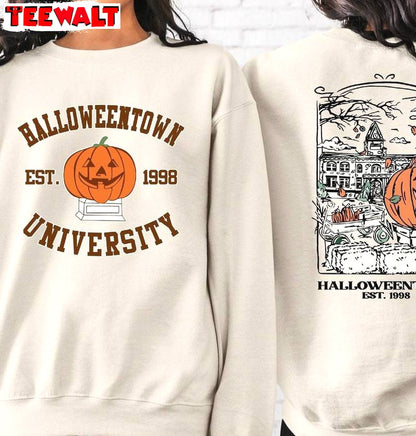 Cool Design Shake Shake Shake Senora Shirt, Halloweentown University Crewneck Long Sleeve