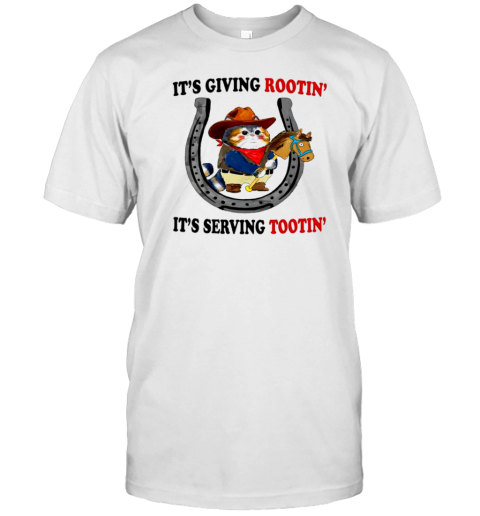 Cat Cowboy Giving Rootin Tootin T-Shirt