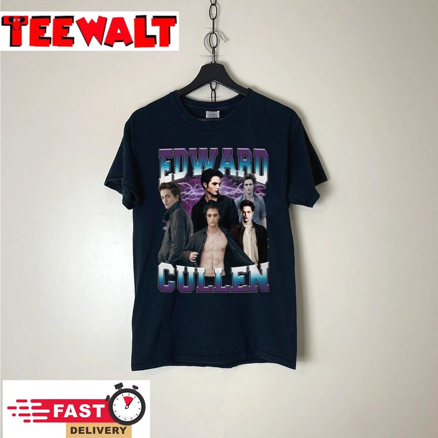 Edward Cullen Movie t shirt, Edward Cullen Wolves T-shirt