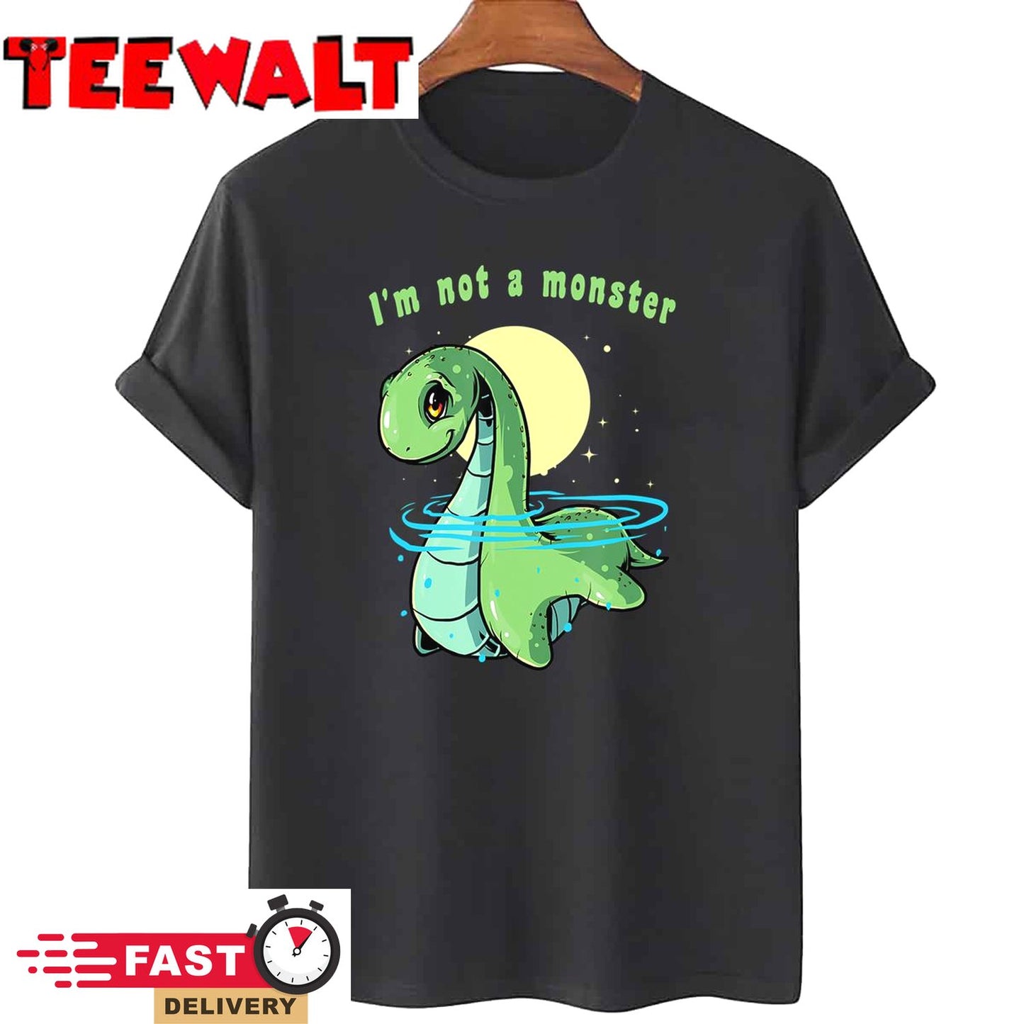 I'm Not a Monster Nessie Loch Ness Monster Folklore Cryptid T-Shirt