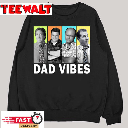 Retro Dad 90’s Vibes Vintage Father's Day Iconics Dad Men T-Shirt