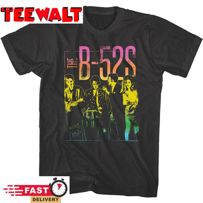 The B52s Women's Oversized T-Shirt Cosmic Thing Album Poster Unisex Shirts