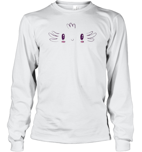 Cute Axolotl Face Kawaii Halloween Costume T-Shirt