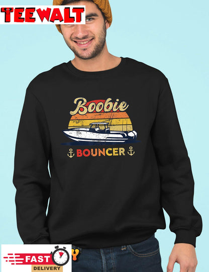 Vintage Funny Boobie Bouncer Sailing Boat T-Shirt