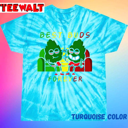 Best Buds Graphic Unisex Tie Dye T-Shirt