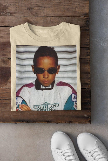 Little Lewis Hamilton Vintage Racing Tee