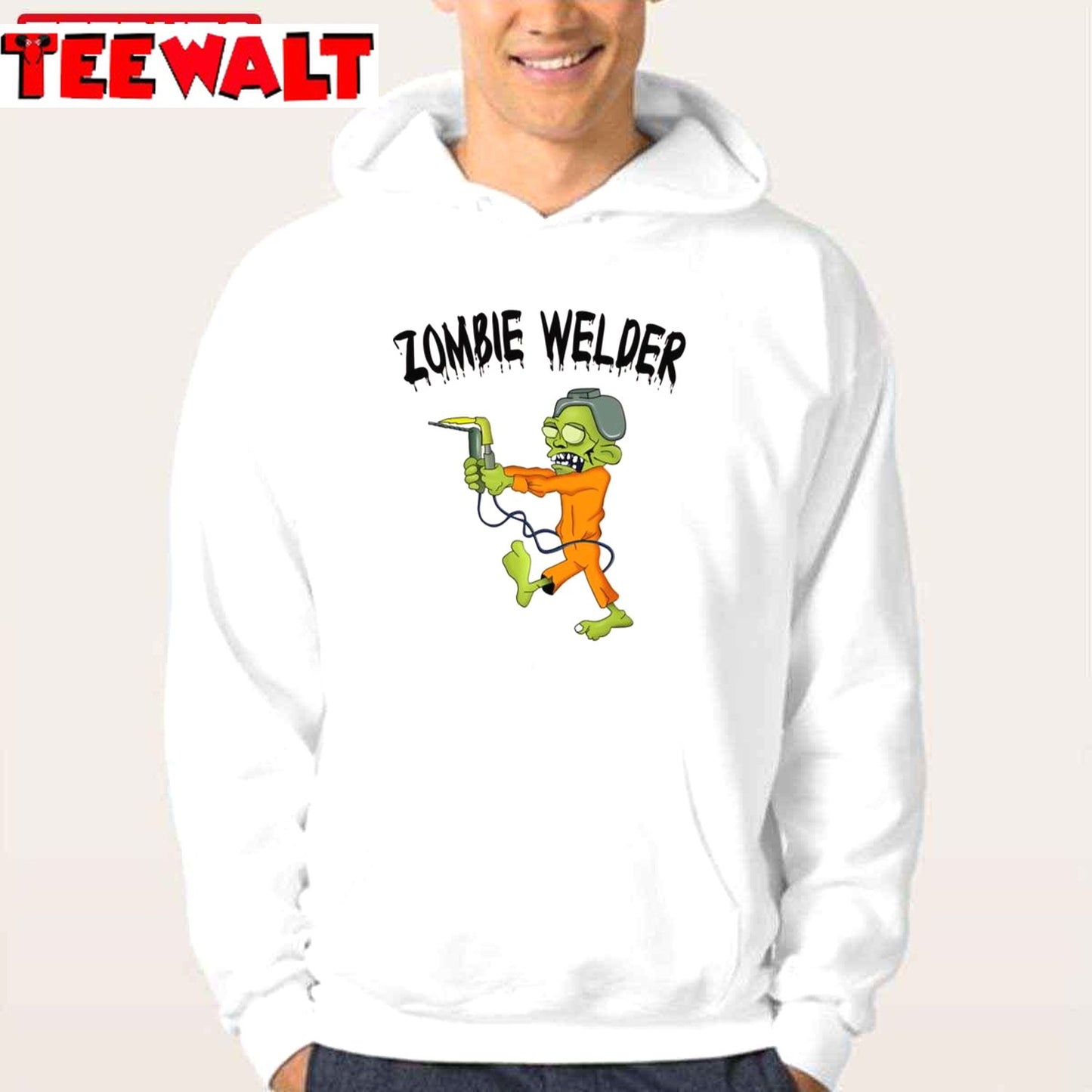 Zombie Welder Funny Unisex T-Shirt