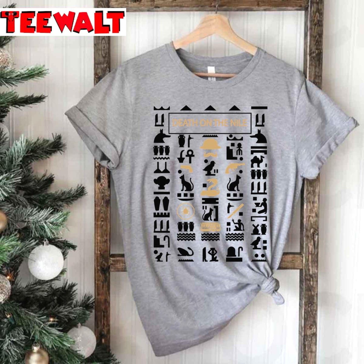 Egypt Hieroglyph Symbols Death On The Nile Movie Unisex T-Shirt