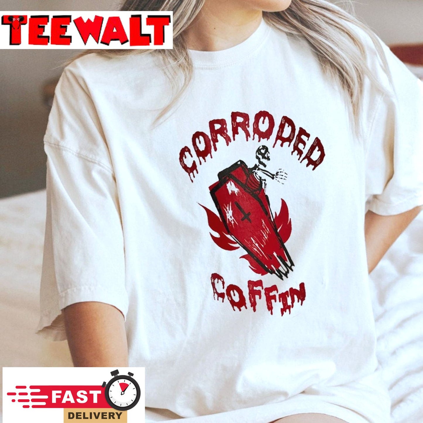 Corroded Coffin Band Unisex T-shirt