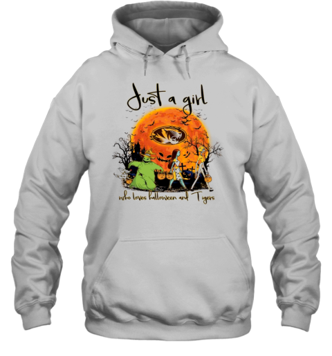 Just A Girl Who Love Halloween And Missouri Tigers Football T-Shirt