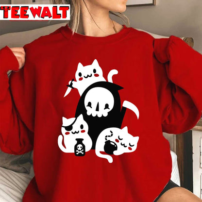 Deaths And Little Helpers Pirate Kitty Unisex Sweatshirt