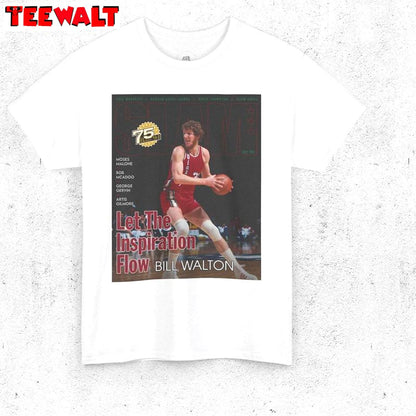 Portland Trailblazers Blazers Magazine Cover T Shirt, Groovy Bill Walton Shirt Tank Top