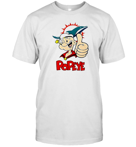 Nfl Miami Dolphins Popeye T-Shirt