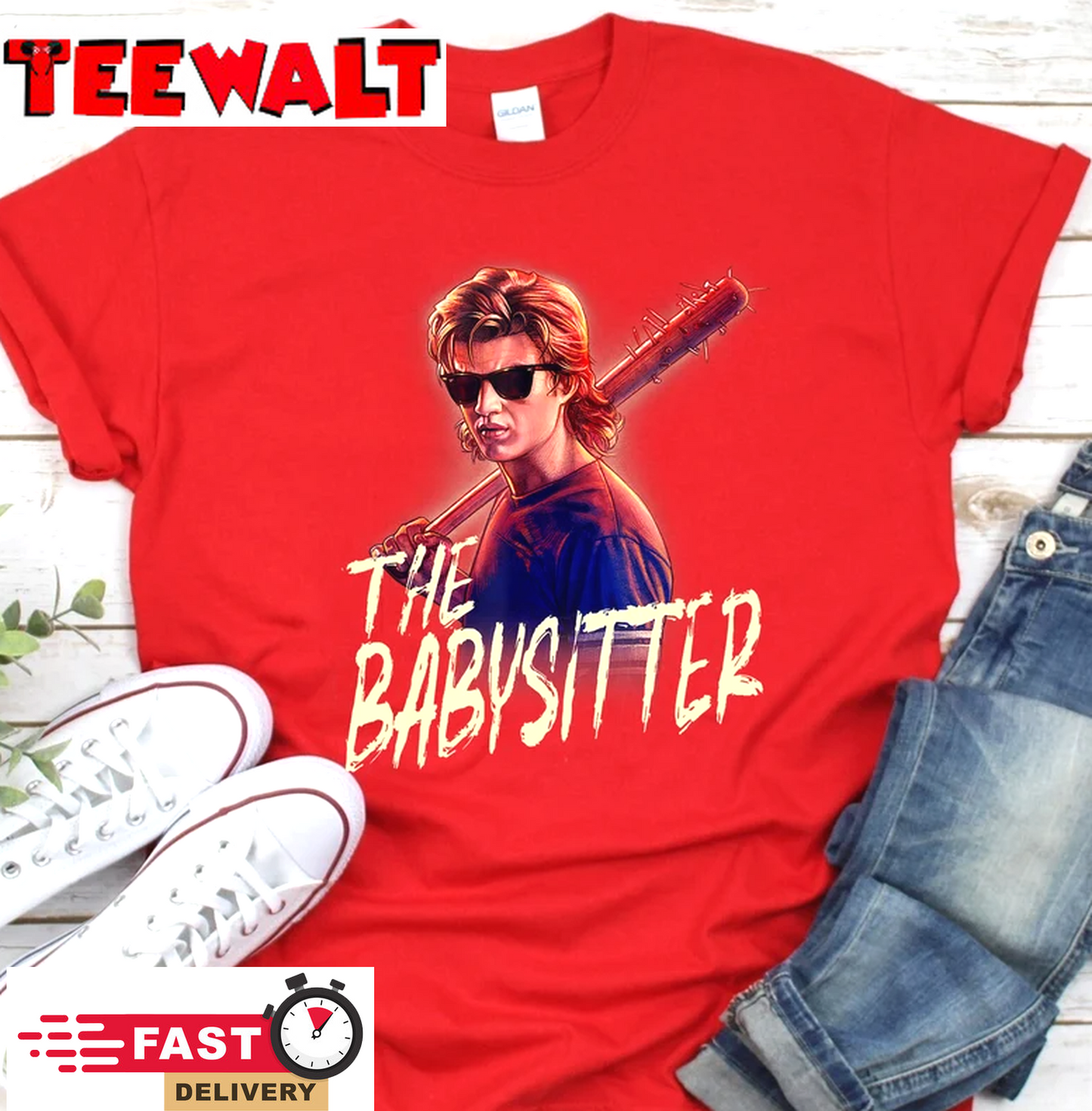 Netflix Stranger Things Steve The Babysitter Portrait Shirt, Stranger Things 4 T Shirt