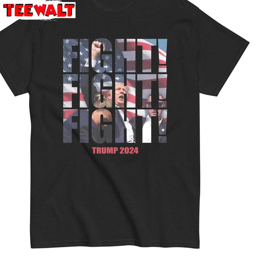 Trump Fight Inspirational Shirt, Trump Assassination Photo