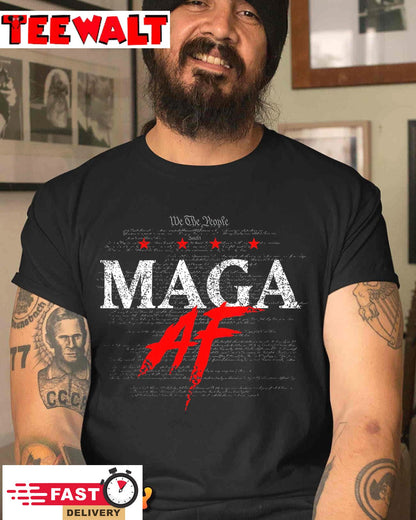 Womens We The People Maga AF T-Shirt