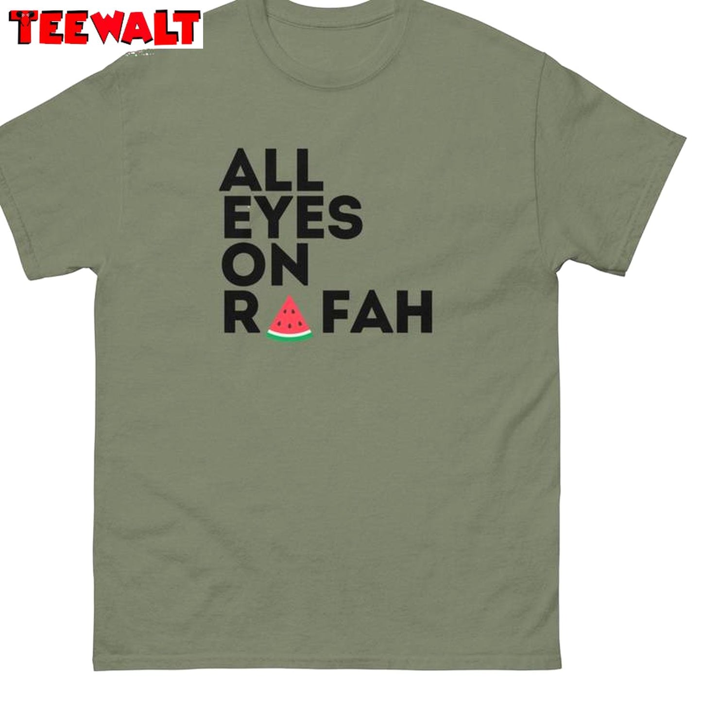 Cool Design Free Palestine Rafah Tshirt, Groovy All Eyes On Rafah Shirt Tank Top