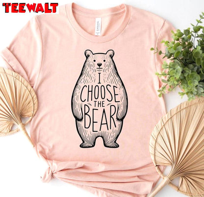 Comfort I Choose Bear Shirt, Bear Vs Man Fuck The Patriarchy Womens Rights Sweater Tank Top