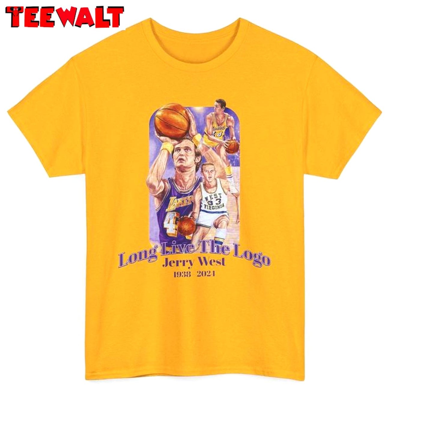 Fantastic 1938 2024 Memorial Long Sleeve , Must Have Jerry West