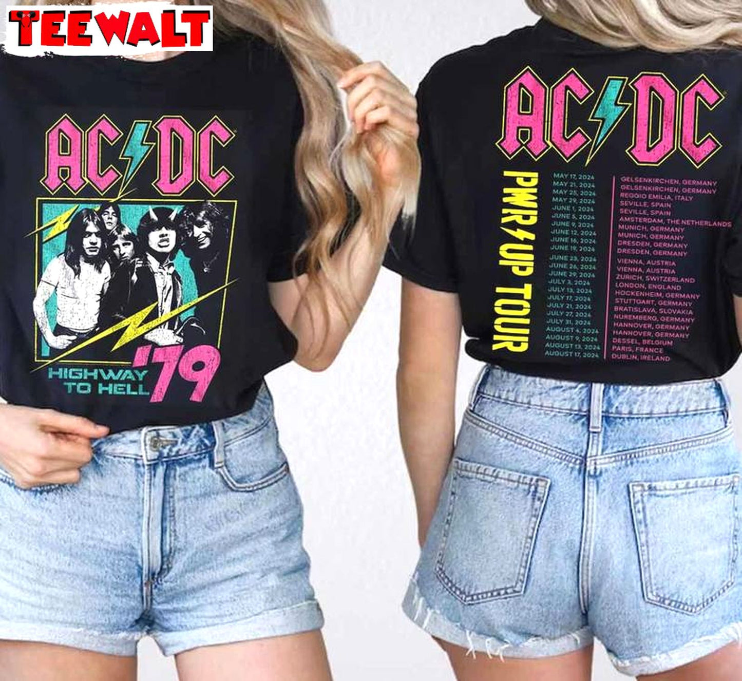 Must Have Acdc Band Shirt, Retro Rock Band Unisex T