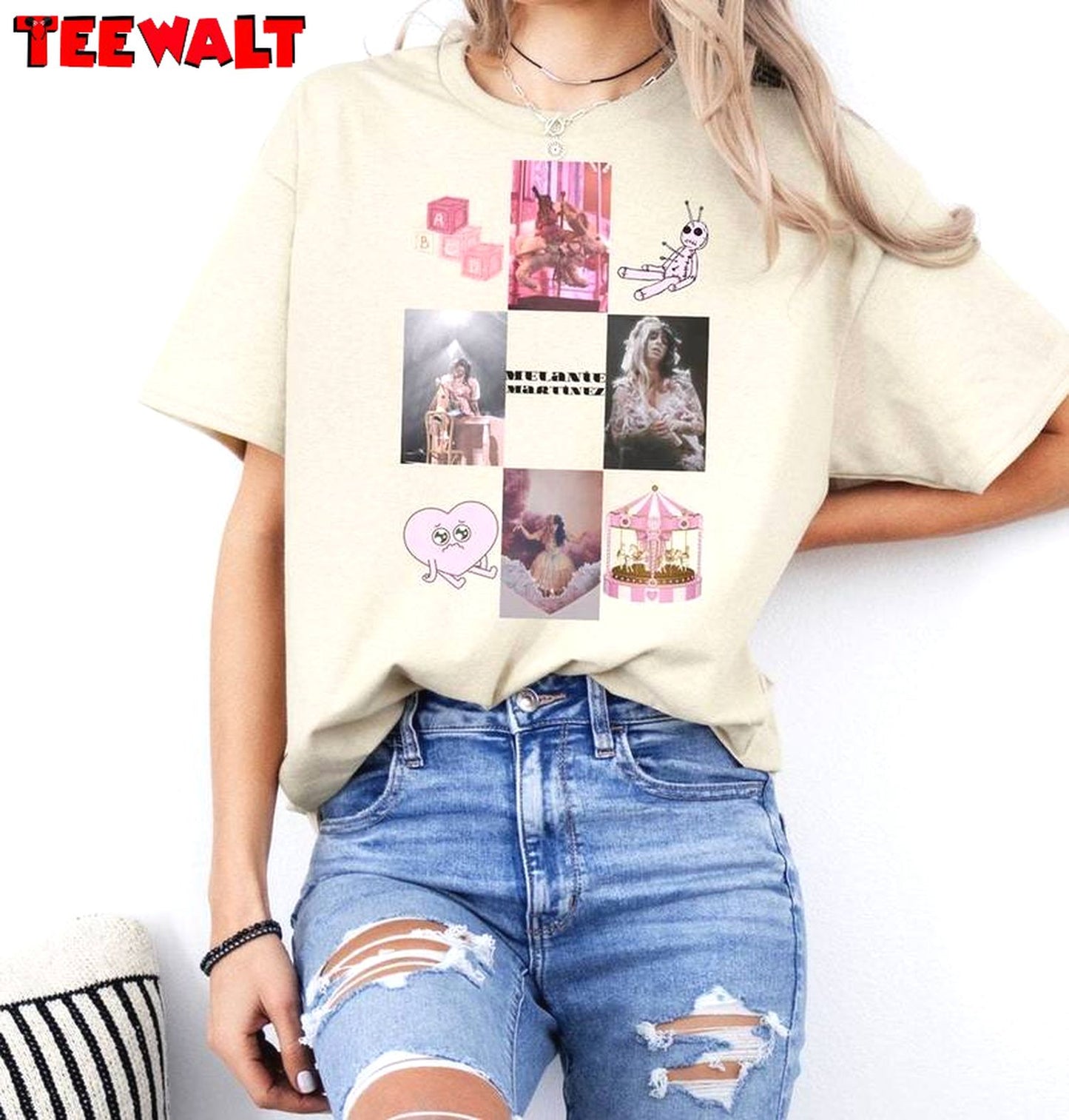 Melanie Martinez The Trilogy Tour 2024 T-Shirt, Groovy Melanie Martinez Shirt Tank Top