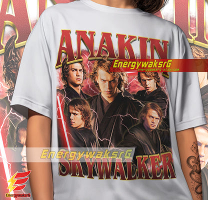 Anakin Skywalker Vintage 90'S T-Shirt - Retro Star Wars Fan Tee, Classic 90S Style