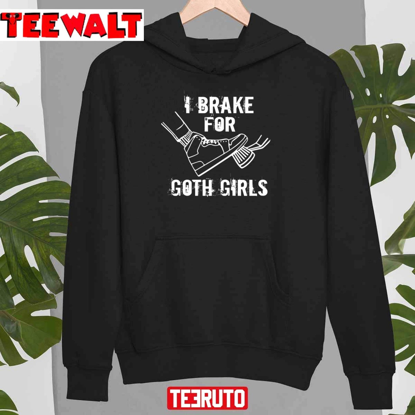 I Brake For Goth Girls Unisex T-Shirt