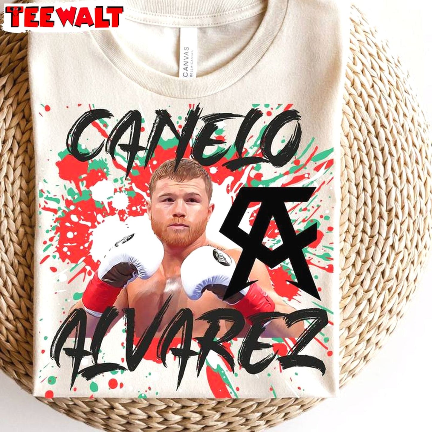 Canelo Fanart Shirt, Trendy Sport Crewneck Sweatshirt T-shirt