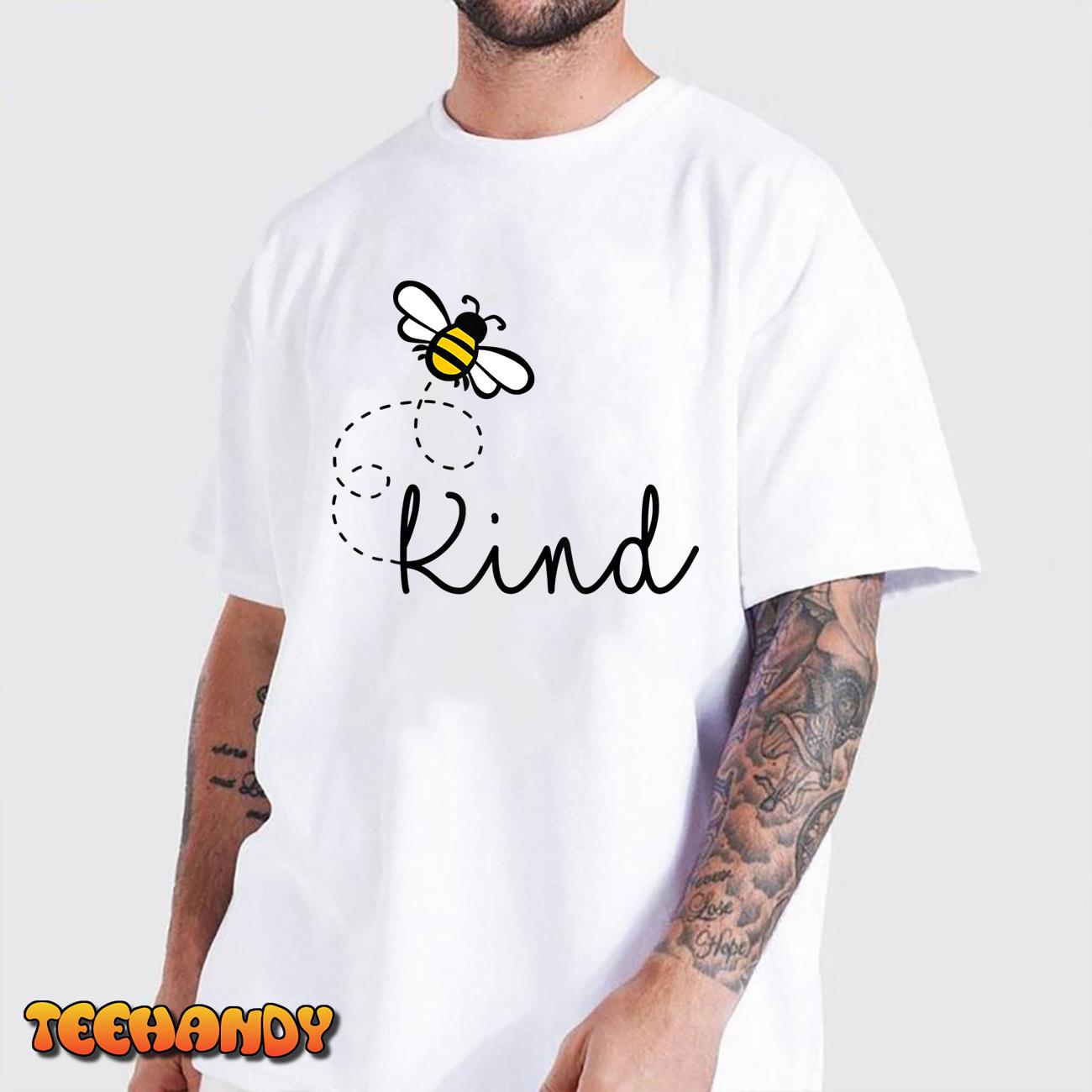 Be Kind Womens Shirt, Bumble Bee, Inspirational Teacher Love T-Shirt