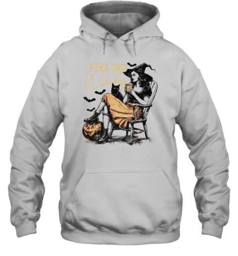 Feelin Witchy Girly Women Halloween T-Shirt