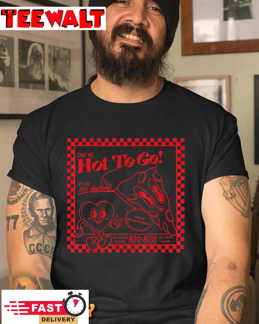 Chappell The Midwest Call Me Hot Retro Pizza Hot To Go T-Shirt