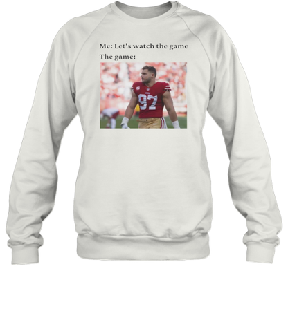 Nick Bosa San Francisco 49Ers Let&#39S Watch The Game NFL Vintage T-Shirt