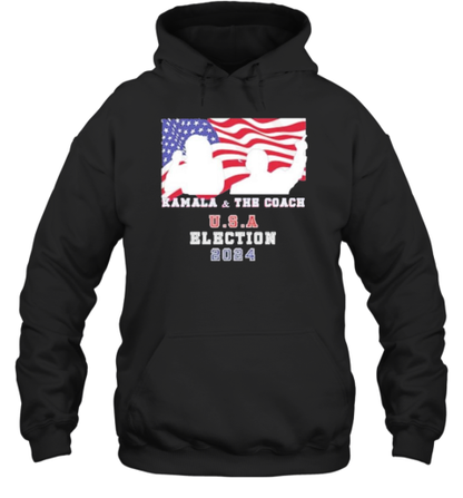 Kamala And The Coach USA Election 2024 T-Shirt