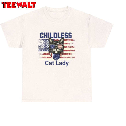 Childless Cat Lady Shirt, Votes For Women Unisex T