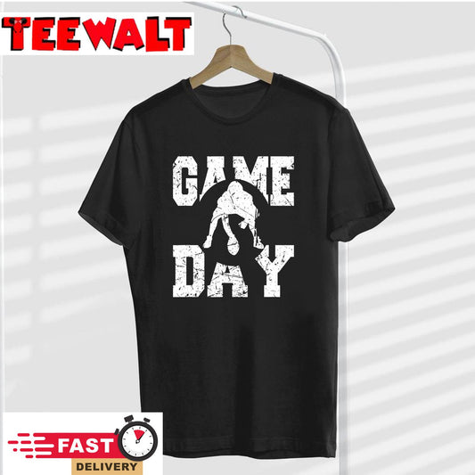 Vintage Football Game Day Footballer T-Shirt