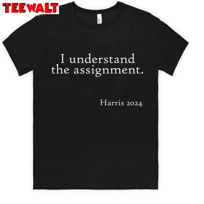 Basic I Understand The Assignment Shirt, Political Quotes Long Sleeve Sweatshirt