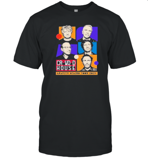 Crowded House Gravity Stairs Tour 2024 T-Shirt