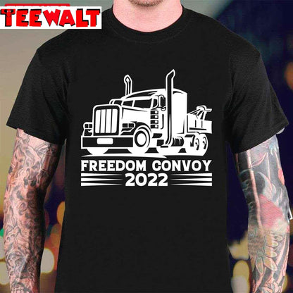 Freedom Convoy 2022 Trucker Support Truckers Unisex T-Shirt