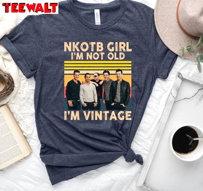 Nkotb Vintage Girl Inspirational Unisex Hoodie, New Kids On The Block Shirt Tank Top