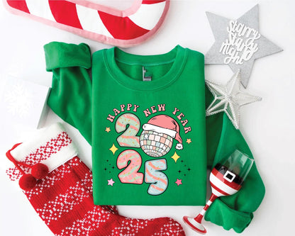 Happy New Year Squad 2025 Party Sweatshirt