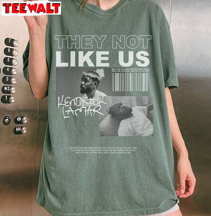 They Not Like Us Kendrick Lamar Shirt, Rapper 90s Crewneck Tank Top