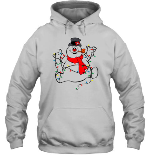 Frosty The Snowman Christmas Lights Teacher T-Shirt