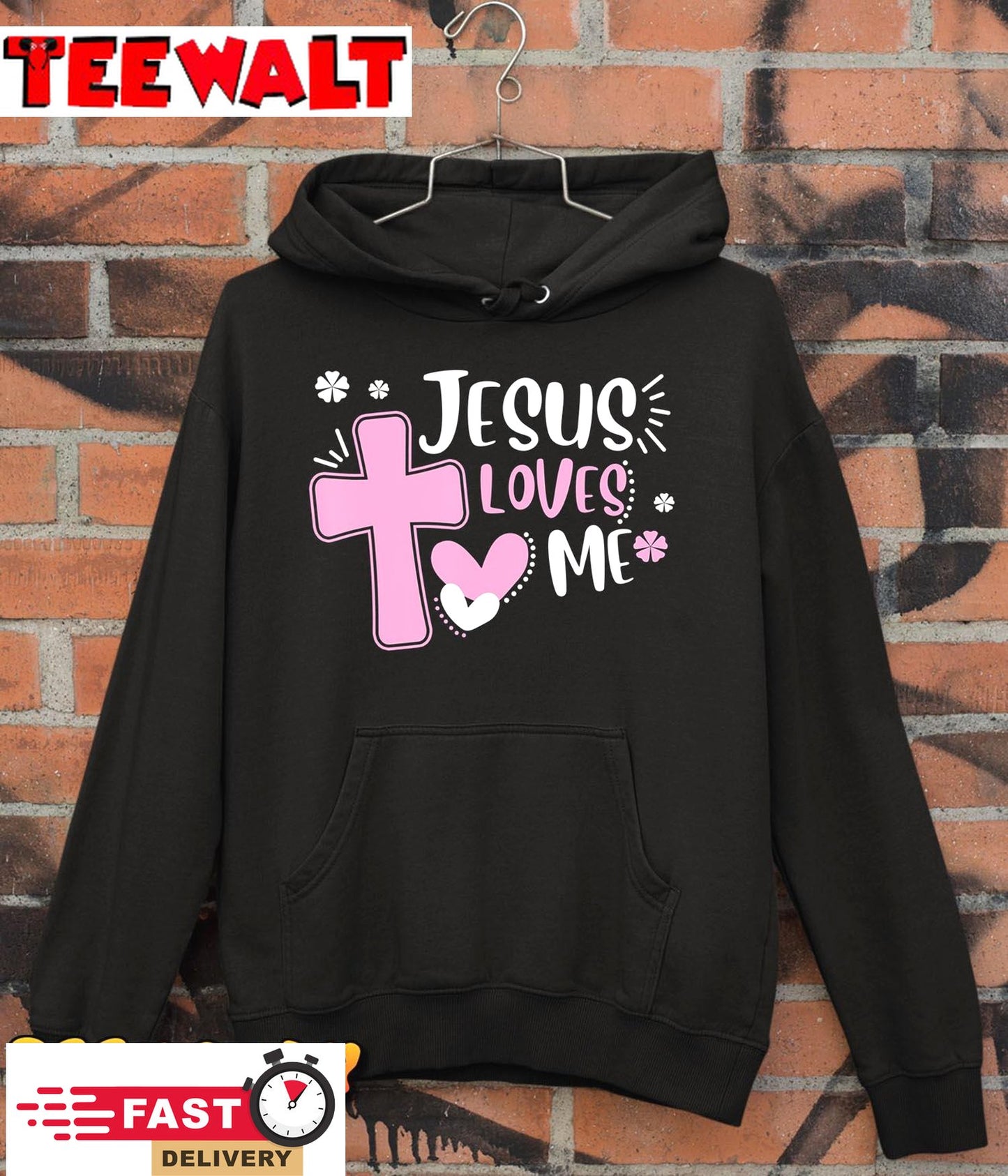 Jesus Loves Me Christian Cross Easter Day Family Outfit T-Shirt