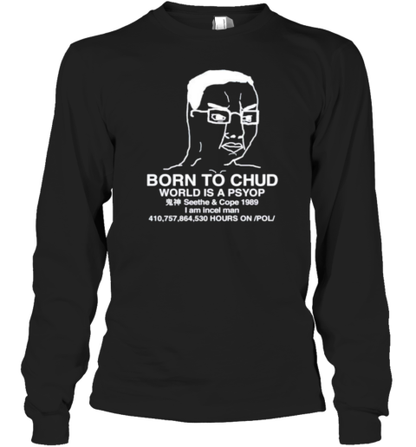 Born To Chud World Is A Psyop T-Shirt